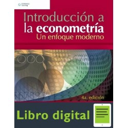 Introduccion A La Econometria Un Enfoque Moderno 4 edicion Jeffrey Wooldridge