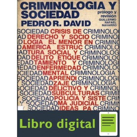 Criminologia Y Sociedad Pedro R. David
