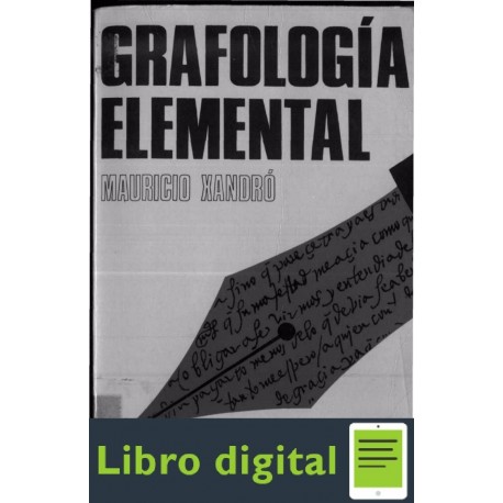 Grafologia Elemental 5 edicion Mauricio Xandro