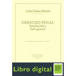 Derecho Penal. Introduccion Y Parte General