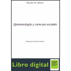 Epistemologia Y Ciencias Sociales T. W. Adorno