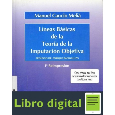 Lineas Basicas De La Teoria De La Imputacion Objetiva