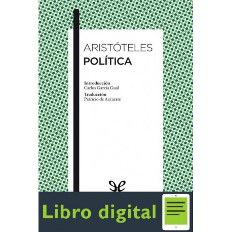 Politica (trad. Patricio De Azcarate) Aristoteles