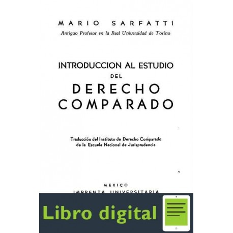 Introduccion al Estudio Del Derecho Comparado Mario Sarfatti