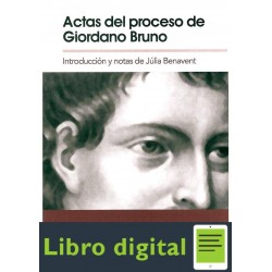 Benavent Julia Actas Del Proceso De Giordano Bruno