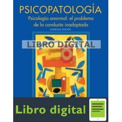 Psicopatologia Psicologia Anormal El Problema de la Conducta Inadaptada 11 edicion