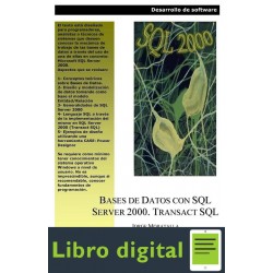 Bases De Datos Con Sql Server 2000 Transact Sql