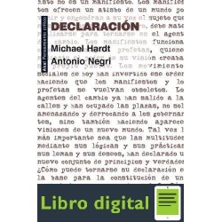 Declaracion Michael Hardt, Antonio Negri