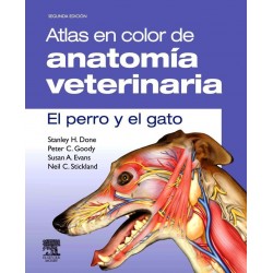 Atlas en Color de Anatomia Veterinaria El Perro Y el Gato Stanley Done 2 edicion