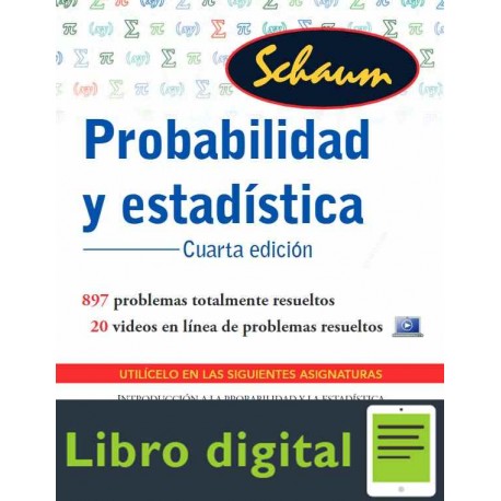 Probabilidad Y Estadistica Schaum Murray R Spiegel 4 edicion