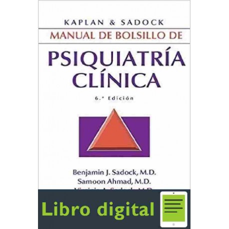 Kaplan Sadock Libro Bolsillo Psiquiatria Clinica