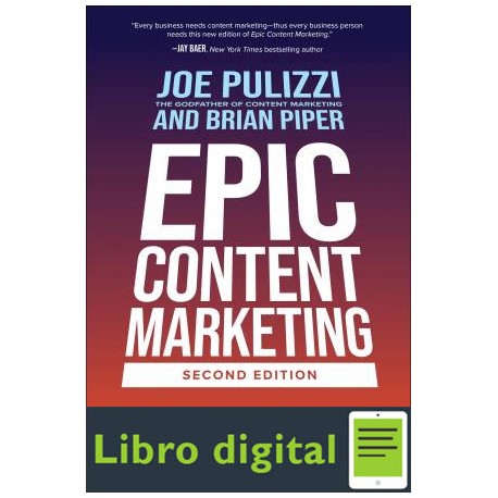 Epic Content Marketing Joe Pulizzi Idioma Ingles